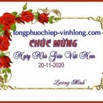 Chúc mừng ngày Nhà Giáo Việt Nam Chúc mừng ngày Nhà Giáo Việt Nam