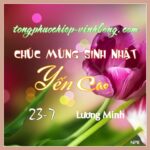 Chúc mừng sinh nhật Yến Cao Chúc mừng sinh nhật Yến Cao