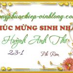 Chúc Mừng sinh nhật Huỳnh Anh Thơ Chúc Mừng sinh nhật Huỳnh Anh Thơ